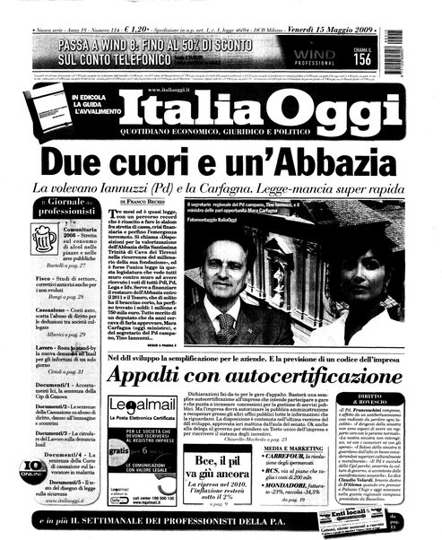 Italia oggi : quotidiano di economia finanza e politica